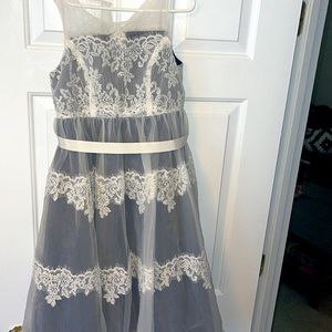 David’s Bridal flower girl dress